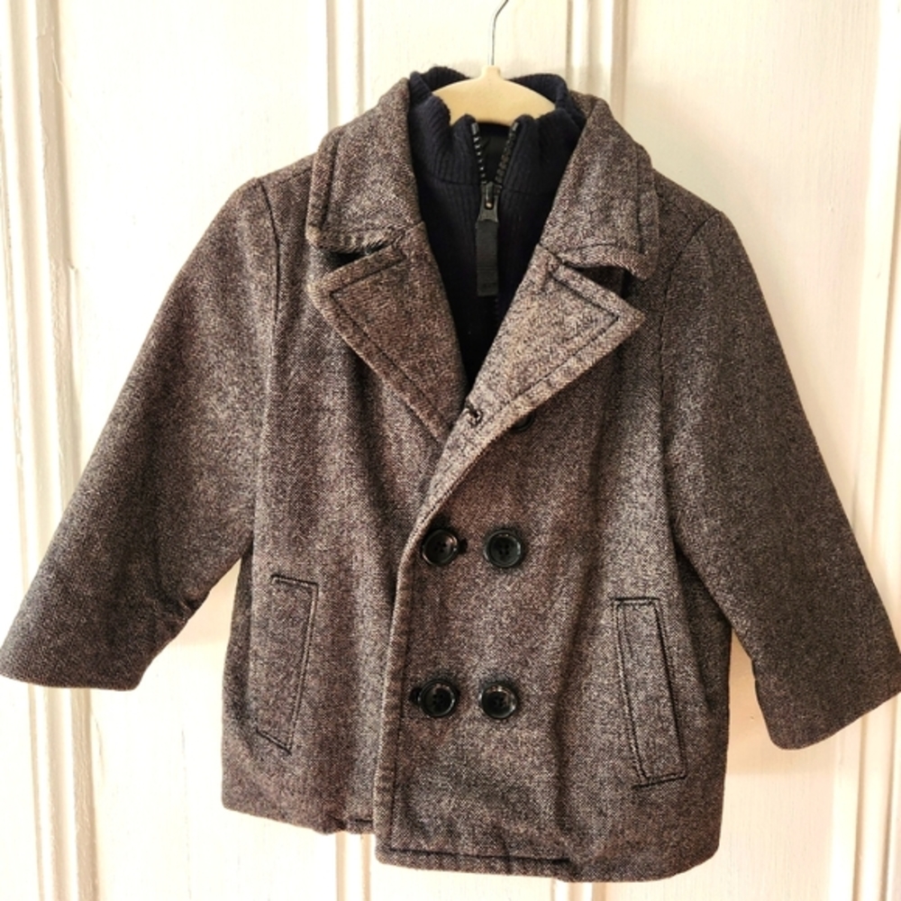 EUC Cherokee Toddler Pea Coat 18M